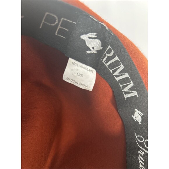 Peter Grimm True Character Burnt Umber 100% Wool Hat Wide Rim Boho Lagenlook - Picture 4 of 5